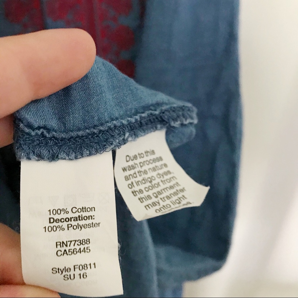 Madewell Indigo Mercado Dress Size XS - Picture 10 of 11